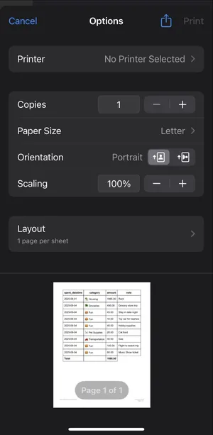 Print view