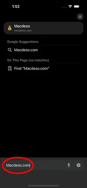 navigate to macdeso.com