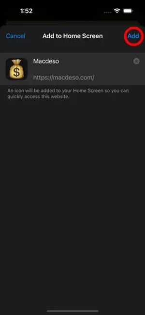 Image highlighting add button